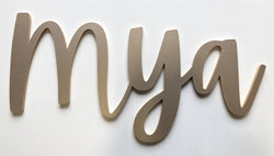 Custom Wooden Nursery Name - Painted